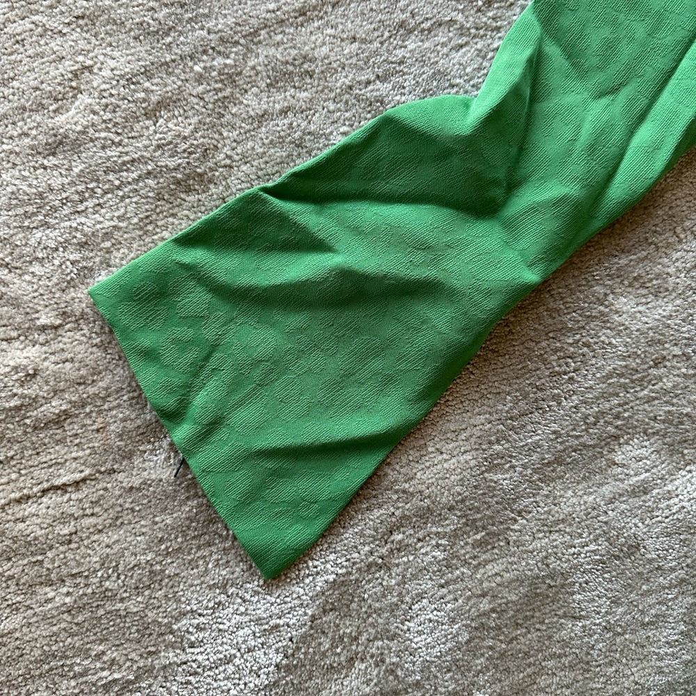 Brand New Never Worn! Lace Up Dress in Green - Picture 6 of 8